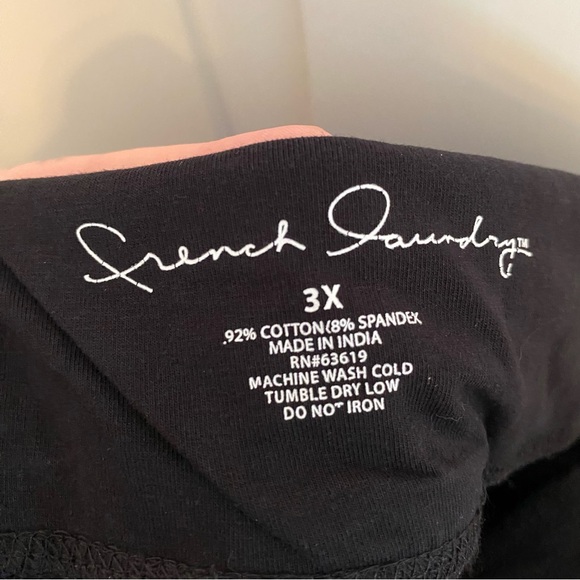 ✨french laundry black foldover leggings✨ - Picture 3 of 3